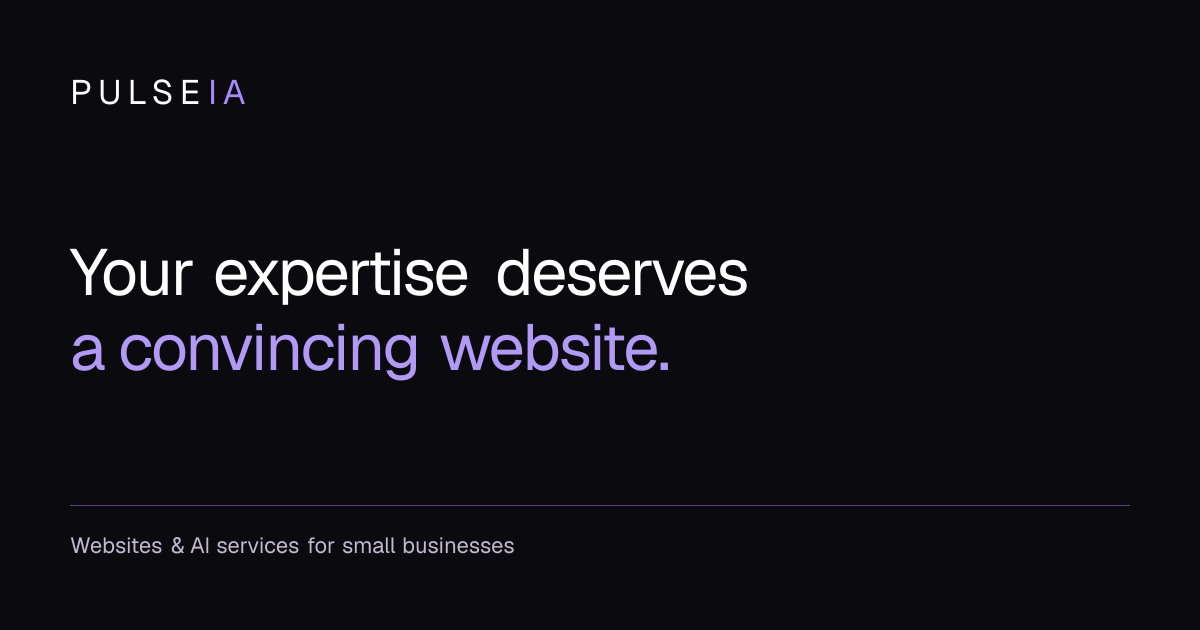 Interactive website and automation examples | PulseIA
